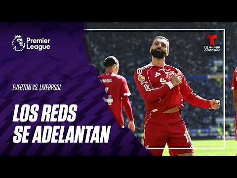 Golazo de Mohamed Salah - Everton vs. Liverpool | Premier League | Telemundo Deportes