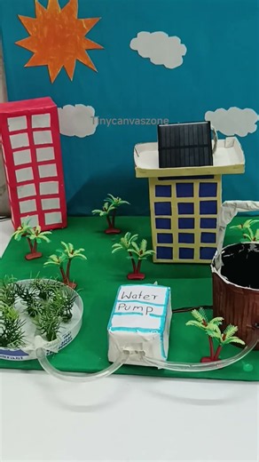 Water Solar Power Irrigation Working Model,Science Project,DIY Solar Irrigation#solarpowergeneration