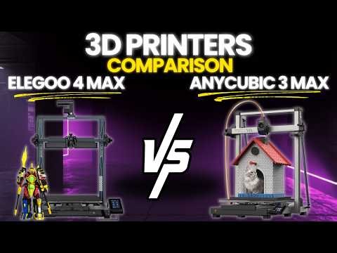 Elegoo Neptune 4 Max vs Anycubic Kobra 3 Max: Which Large Format 3D Printer Should You Buy?