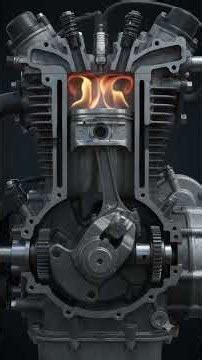 🚗 How a Car Engine Starts ⚙️🔥 | Inside a Petrol Engine Explained in 3D #Shorts #Science #animation