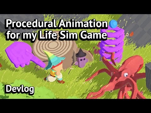 Building a procedural animation toolkit for my life sim game | Devlog