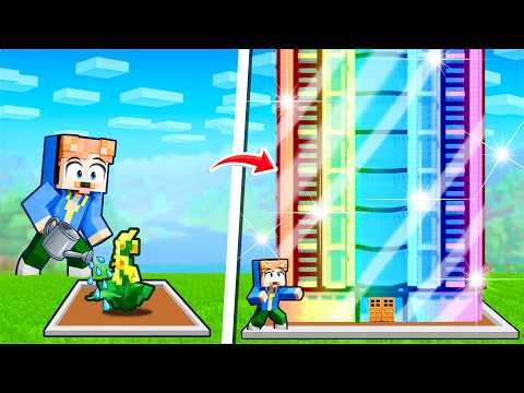 MINECRAFT ABER WIR LASSEN STRUCKTUREN WACHSEN!