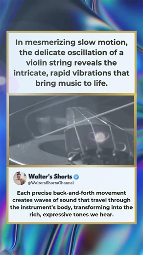 Violin String in Mesmerizing Slow Motion 🎻✨