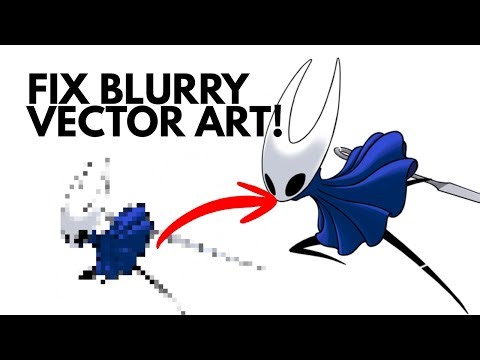 How to Fix Blurry Vector Art In 1 MIN! Game Art for Godot 4