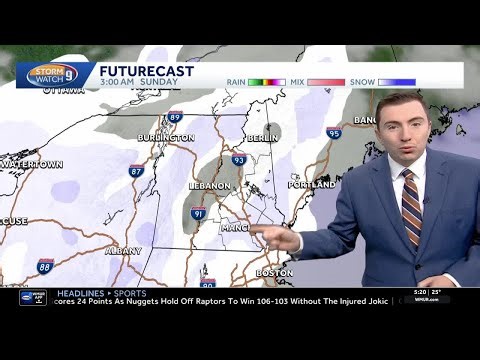 Video: Winds and some snow expected in New Hampshire on New Year's Day
