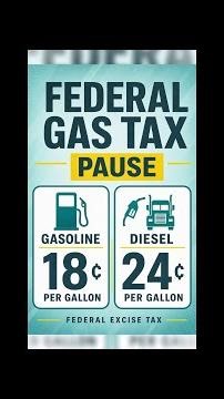 A pause on the federal gas tax?