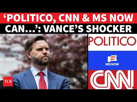 ‘NOT BANNING…’: JD Vance’s Big Admission After Media Outlets Sue Trump; ‘MS NOW, Politico & CNN…’