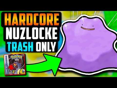 Can I Beat the NEW FireRed Romhack with only TERRIBLE Pokémon? (Hardcore Nuzlocke)