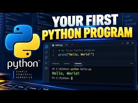Your First Python Program | Hello World Explained for Beginners