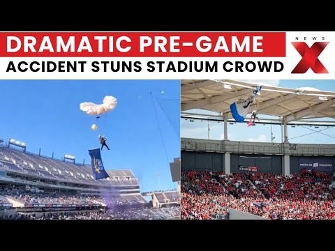 Parachutist Plunges 35ft at Armed Forces Bowl, No Serious Injuries Reported | NewsX