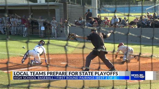 AHSAA State Baseball Playoffs: First round pairings (local)