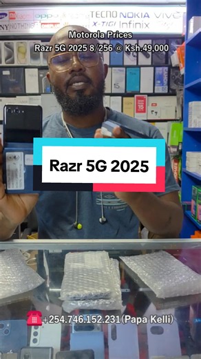 ​The Motorola Razr (2025) is an absolute foldable trendsetter and compact style icon! 👑 Flaunting a gorgeous 6.9-inch 120Hz internal LTPO AMOLED display alongside a fully functional 3.6-inch external cover screen 🚀, it brings unmatched pocket-sized multitasking convenience. Outfitted with an ultra-clear 50MP main camera with OIS 📸, the fast MediaTek Dimensity 7400X processor, and a solid 4,500mAh battery with 30W TurboPower charging ⚡, it represents an unbeatable choice for accessible modern 