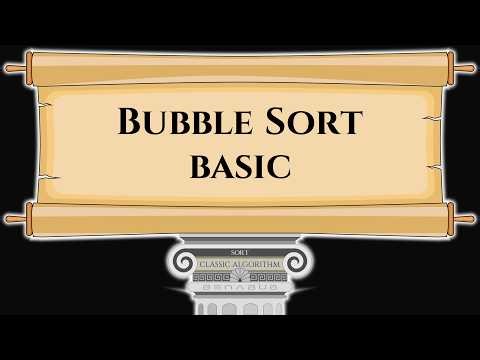 Bubble Sort [basic] Algorithm Visualization | Step by Step Python Code Animation
