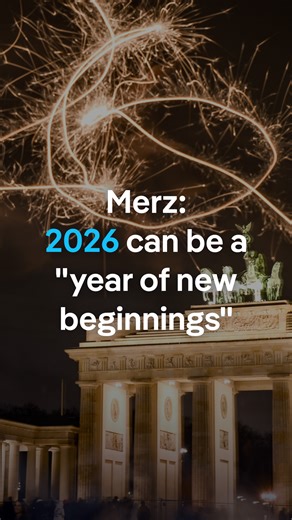 2026 could be "a decisive year for our country and for Europe," German Chancellor Friedrich Merz said, giving a positive outlook for 2026 in the traditional chancellor's New Year's speech. He urged people "to place trust in ourselves and our democratic processes." | DW News