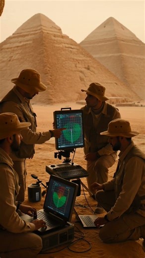 Hidden Structures Under The Pyramids?