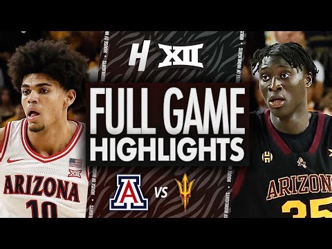 Arizona vs Arizona State - FULL GAME HIGHLIGHTS | January 31, 2026 | BIG 12 College Basketball