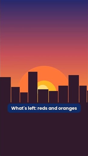 Why Are Sunsets Red When the Sky Is Blue? #shorts