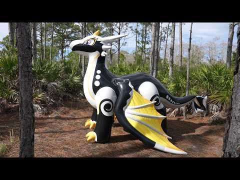 Black and White Onyx Titan Dragon Inflatable