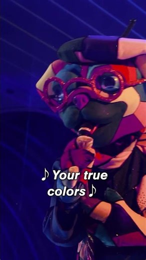 pugcasso shows his “true colors” 🥺🌈 #themaskedsinger