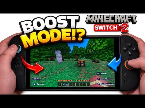 BOOST MODE!? Minecraft on Nintendo Switch 2