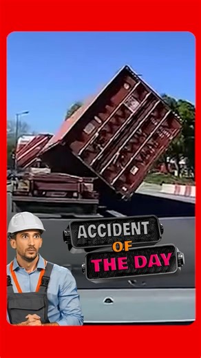 🔴 #𝟮𝟲 𝗔𝗖𝗖𝗜𝗗𝗘𝗡𝗧 𝗢𝗳 𝗧𝗵𝗲 𝗗𝗮𝘆 - Massive Container Flip Disaster 🚚