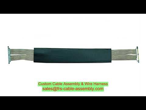 Custom RF Cable Harness Assembly for Communication Antennas Remote Health Data Monitoring Interface
