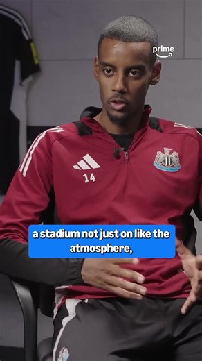 Alexander Isak on playing at St James' Park 👀⏮️ #alenxaderisak #isak #newcastle #liverpool #nufc