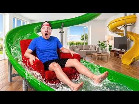I Turned My Friends House Into a Waterpark!