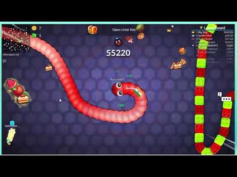 212,000+ HIGH SCORE & 18 KILLS! 🏆 Snake vs Worms #Shorts