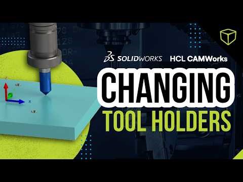 How to Change a Tool and Holder Display in CAM Simulations