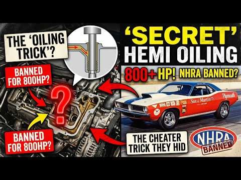 What Was the Secret Hemi Oiling Trick That Made 800HP and Got Banned by NHRA?