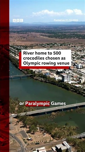 River with 500 crocodiles chosen as Olympic rowing venue #Olympics #BBCNews