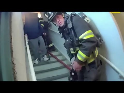 Body cameras show first responders scramble to save residents in burning AC high rise