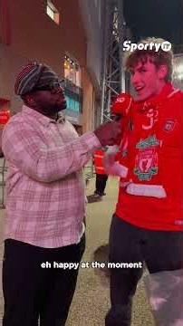 fans corner at the Liverpool vs Chelsea game
