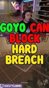 USE GOYO TO STOP HARD BREACHERS (SIEGE SCHOOL) #shorts