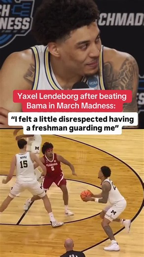 Yaxel has never been scared to say what he really feels postgame #fyp #cbb #marchmadness