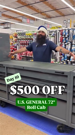 Exclusive One-Day Discount on U.S. General Tool Cabinets
