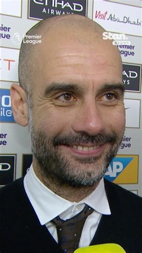Pep Guardiola can’t contain his excitement for 2026! 🎆🎇 #PremierLeague