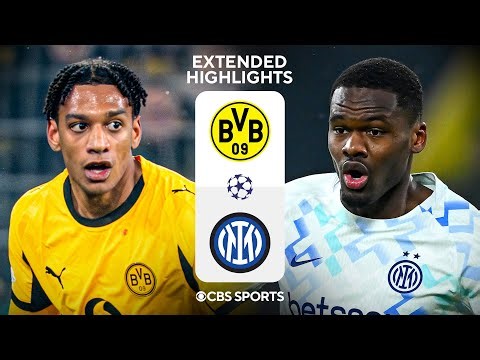 Borussia Dortmund vs. Inter: Extended Highlights | UCL League Phase MD 8 | CBS Sports Golazo