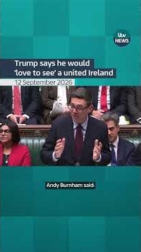 Trump says he would 'love to see' a united Ireland