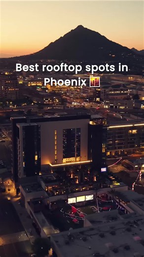 Sweater weather and rooftop season are finally here in Arizona! 🍂🍸 Which rooftop is your favorite? 👀 @lucerotempe @allegrascottsdale @edenbarphx 📌 Save this for your next night out! #ArizonaRooftops #ArizonaRestaurants #PhoenixFoodie #ArizonaDateNight #WelcomeToArizona
