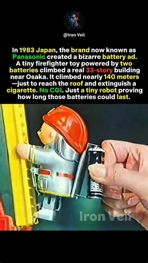 This Toy Climbed 33 Floors All for a Battery Ad #history #ww2