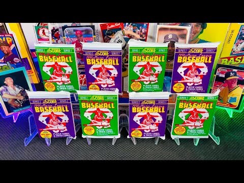 1991 SCORE MLB 8-PACK THROW DOWN!!!