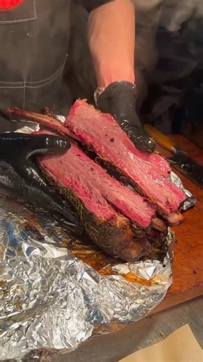 Ultimate Smoked Beef Ribs Cut