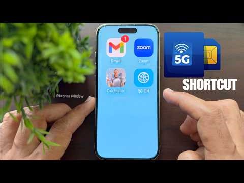 5G On Shortcut iOS 26.4