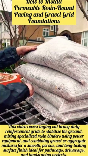 How to Install Permeable Resin-Bound Paving and Gravel Grid Foundations