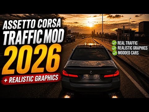 HOW TO GET REALISTIC TRAFFIC & GRAPHICS 2026 | ASSETTO CORSA | 