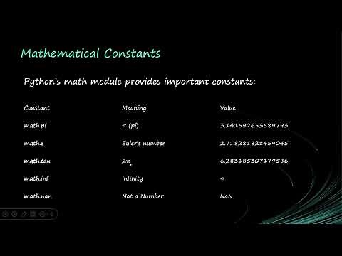 Week 3: Part 3 - Python Math Module Explained | Functions, Constants & Real-World Examples