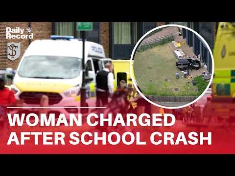 Woman charged with death by dangerous driving after Wimbledon school crash