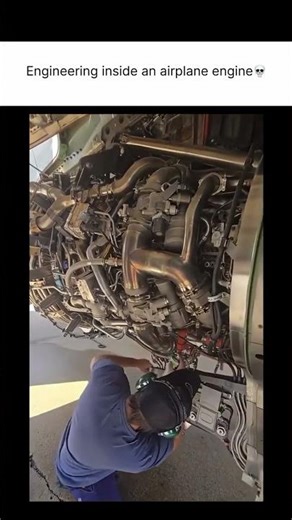 ⬇️Inside a jet engine is controlled chaos turned into pure thrust.